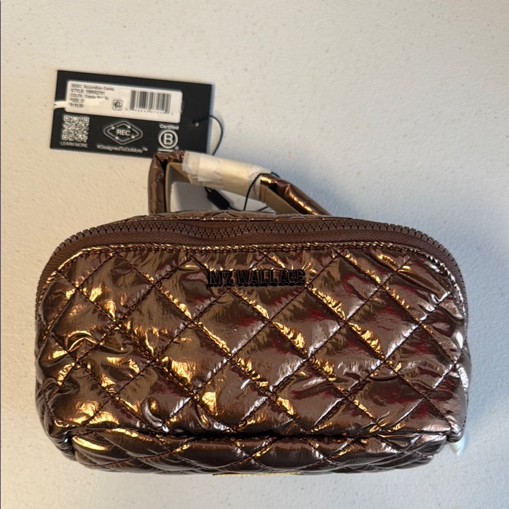 MZ Wallace Metallic Quilted Bag